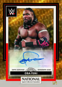 2026 Topps NSCC WWE Wrestling Collection Box