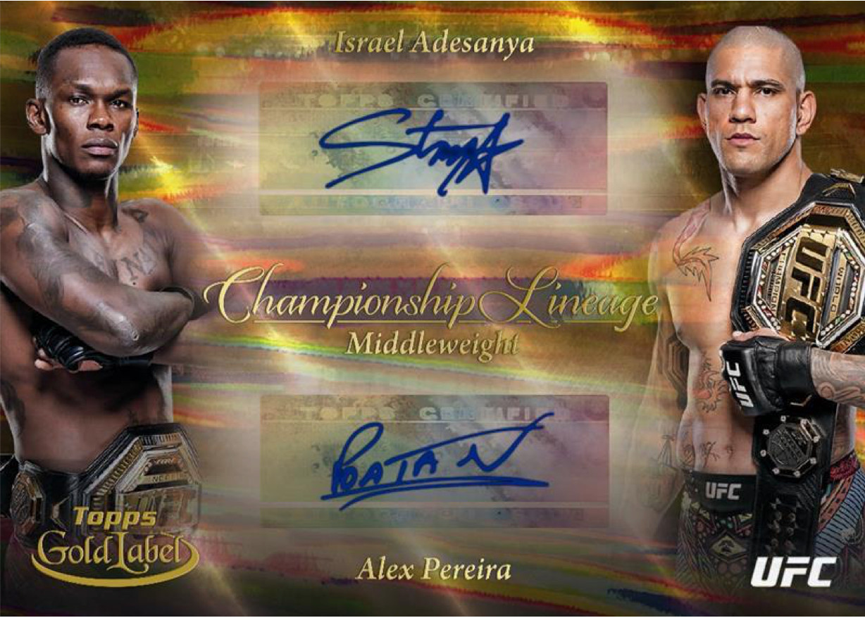 2024 Topps Gold Label UFC Personal Box 1 Castro Collects