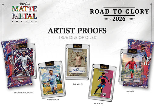 2026 Wild Card Matte Metal Soccer: Road To Glory Personal Box #2