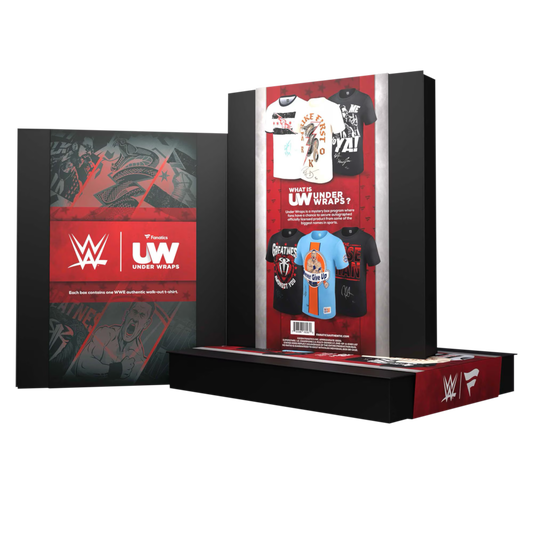 2024 Under Wraps Autographed WWE Single Authentic Walk-Out T-Shirt Mystery Box Drop 1