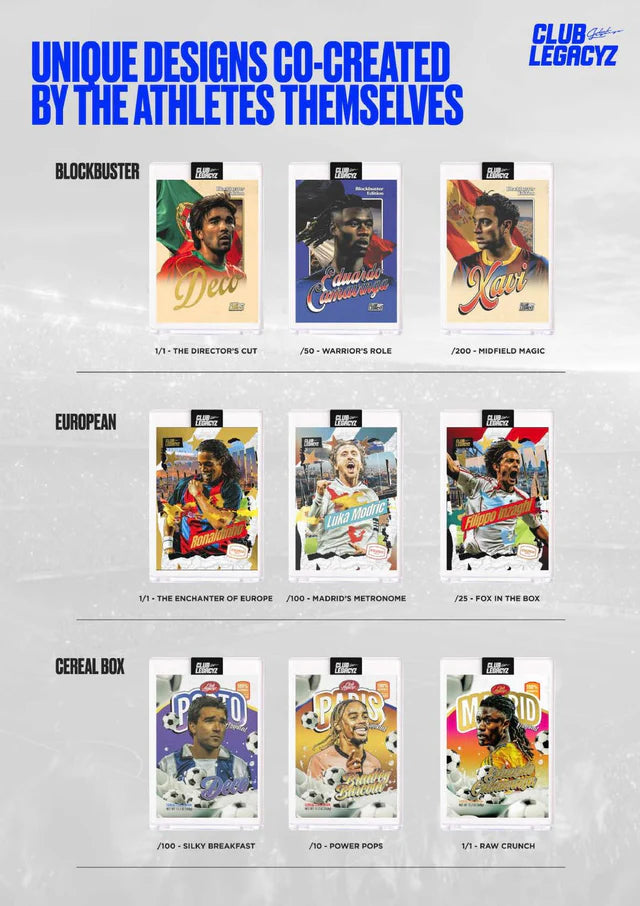 2025 Club Legacyz Icons Soccer Second Edition Hobby Box Personals 2