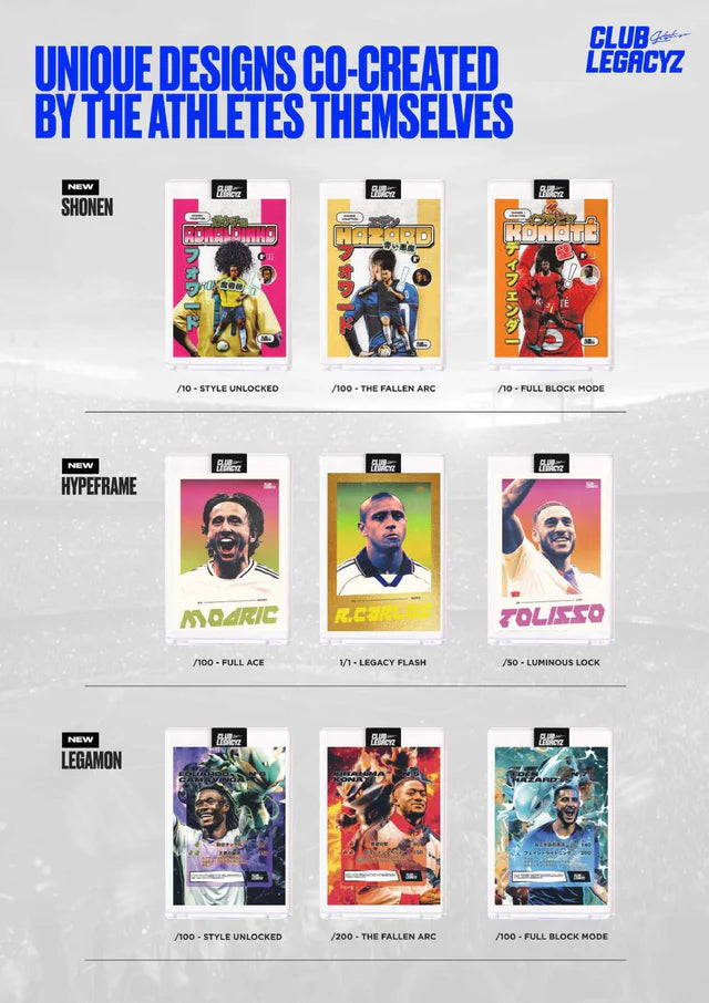 2025 Club Legacyz Icons Soccer Second Edition Hobby Box Personals 2