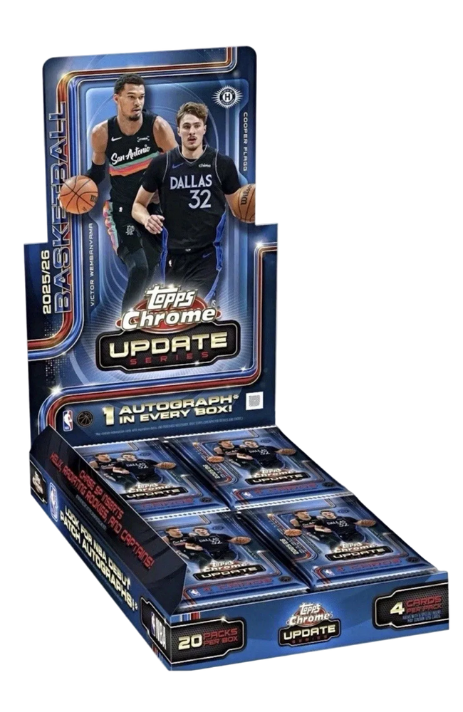 2025-26 Topps Chrome Update Basketball Hobby Case Break PYT 1
