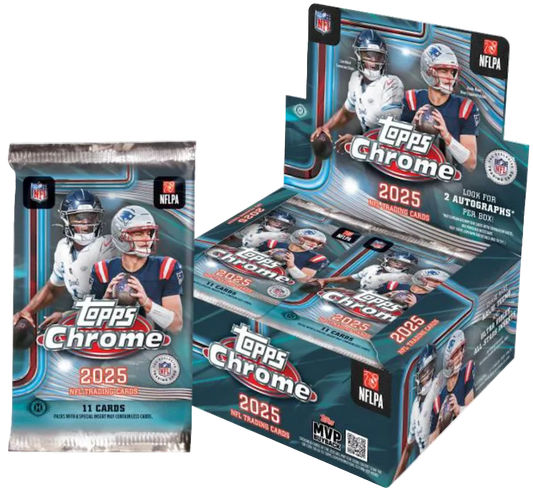 2025 Topps Chrome Football Jumbo 8 Box Case Break PYT 1