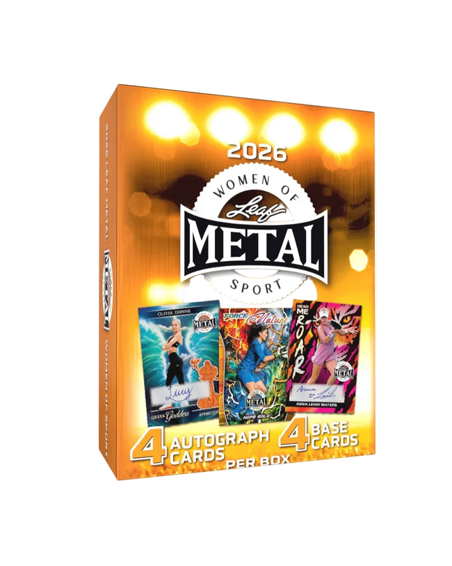 2026 Leaf Metal Women Of Sport Personal Box 1