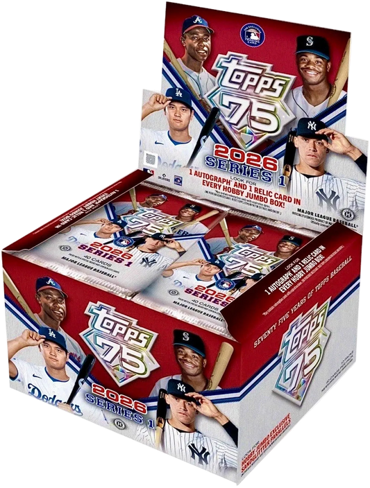2026 Topps Series 1 Baseball Jumbo Personal Box 1