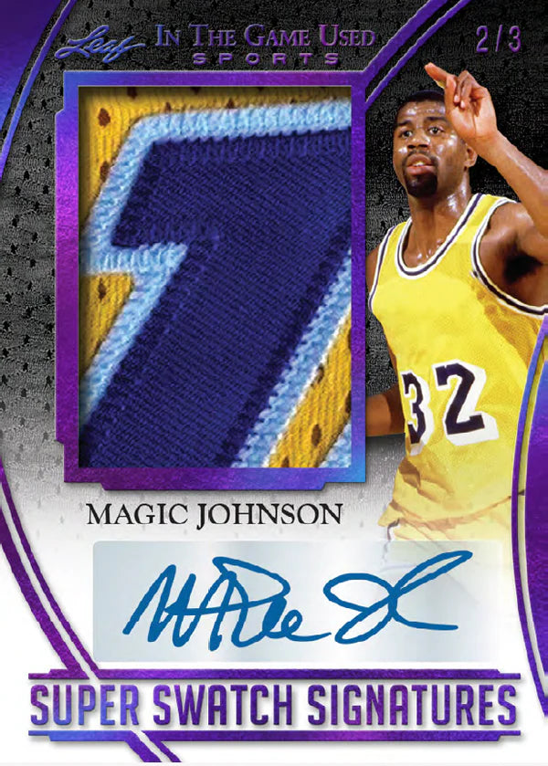 2025 Leaf In The Game Used Personal Box #2