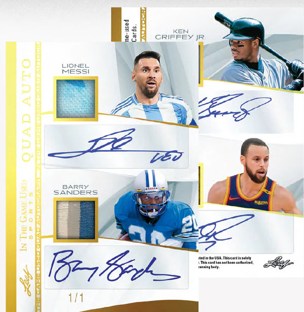 2025 Leaf In The Game Used Personal Box #2